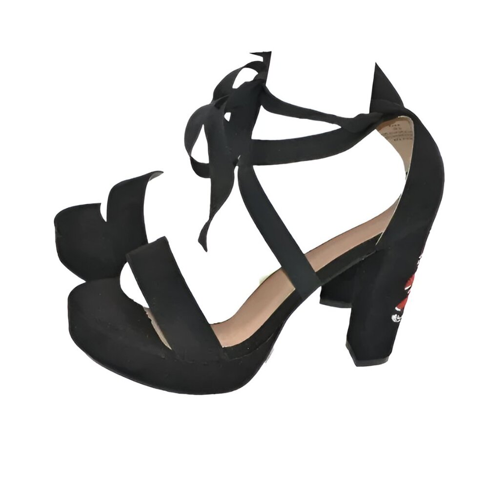 Black Red Python Snake Goth Femme Mod Drag Strapp… - image 3